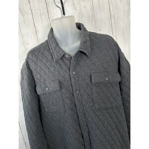 Men's Orvis Quilted jacket  Charcoal Gray Size XXL